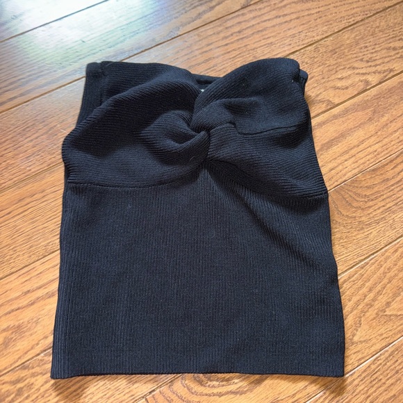 Elegant Black Knot Top Women's Top - Picture 1 of 3